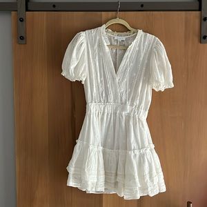 Mable White Eyelet Dress